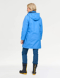 Fleece Lined Waterproof Fabric Jacket 36 Inch - Blue