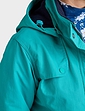 Fleece Lined Waterproof Fabric Jacket 36 Inch - Green