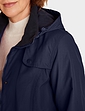 Fleece Lined Waterproof Fabric Jacket 36 Inch - Navy