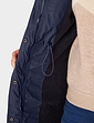 Fleece Lined Waterproof Fabric Jacket 36 Inch - Navy