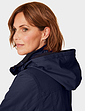 Fleece Lined Waterproof Fabric Jacket 36 Inch - Navy