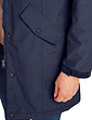 Fleece Lined Waterproof Fabric Jacket 36 Inch - Navy