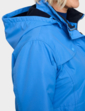 Fleece Lined Waterproof Fabric Jacket 44 Inch - Blue