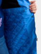 Fleece Lined Waterproof Fabric Jacket 44 Inch - Blue