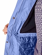 Fleece Lined Waterproof Fabric Jacket 44 Inch - Dusky Lavender