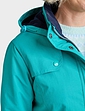 Fleece Lined Waterproof Fabric Jacket 44 Inch - Green