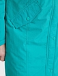 Fleece Lined Waterproof Fabric Jacket 44 Inch - Green