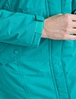 Fleece Lined Waterproof Fabric Jacket 44 Inch - Green