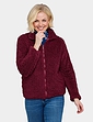 Supersoft Fleece Zip Jacket - Burgundy