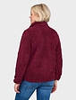 Supersoft Fleece Zip Jacket - Burgundy