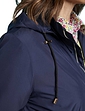 Water Resistant Parka Style Jacket - Navy