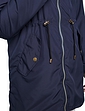 Water Resistant Parka Style Jacket - Navy