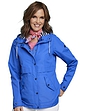 Regatta Stripe Lined Hooded Waterproof Jacket - Blue