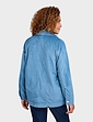 Fleece Lined Cord Jacket - Dusky Blue