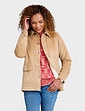 Fleece Lined Cord Jacket - Natural