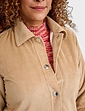 Fleece Lined Cord Jacket - Natural