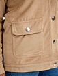 Fleece Lined Cord Jacket - Natural