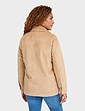 Fleece Lined Cord Jacket - Natural