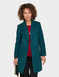 Two Button Plain Design Coat - Forest Green