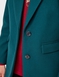 Two Button Plain Design Coat - Forest Green