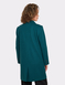 Two Button Plain Design Coat - Forest Green