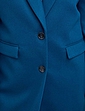 Two Button Plain Design Coat - Teal