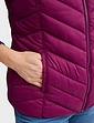 Quilted Packaway Gilet - Berry