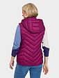 Quilted Packaway Gilet - Berry