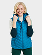 Quilted Packaway Gilet - Teal