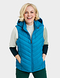 Quilted Packaway Gilet - Teal