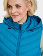 Quilted Packaway Gilet - Teal