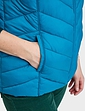 Quilted Packaway Gilet - Teal