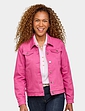 Stretch Cotton Western Style Jacket - Peony