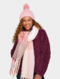 Cable Design Supersoft Fleece Jacket - Burgundy