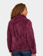 Cable Design Supersoft Fleece Jacket - Burgundy