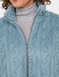 Cable Design Supersoft Fleece Jacket - Grey