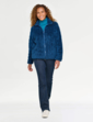 Cable Design Supersoft Fleece Jacket - Navy
