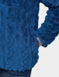 Cable Design Supersoft Fleece Jacket - Navy