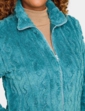 Cable Design Supersoft Fleece Jacket - Teal