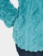 Cable Design Supersoft Fleece Jacket - Teal