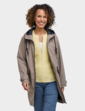 Showerproof Hooded Raincoat - Mocha
