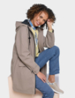 Showerproof Hooded Raincoat - Mocha