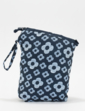 Showerproof Printed Pac A Mac - Navy