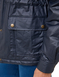 Wax Effect Fleece Lined Jacket - Navy