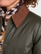 Wax Effect Fleece Lined Jacket - Olive