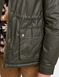 Wax Effect Fleece Lined Jacket - Olive