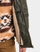 Wax Effect Fleece Lined Jacket - Olive