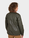Wax Effect Fleece Lined Jacket - Olive