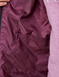 Long Quilted Water Resistant Coat - Burgundy