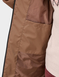 Long Quilted Water Resistant Coat - Chocolate